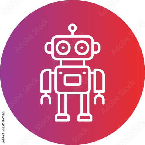 Robot Icon Style