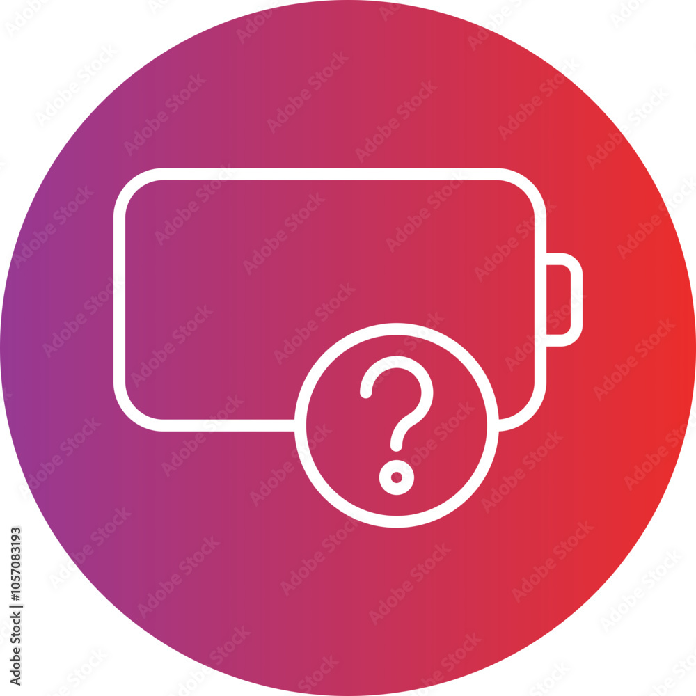 Battery Unknown Icon Style Battery Unknown Icon Style