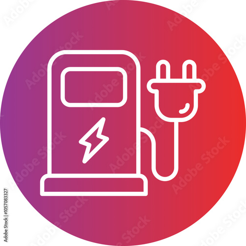 Charging Station Icon Style