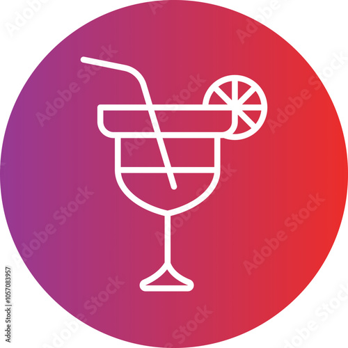 Cocktail Icon Style