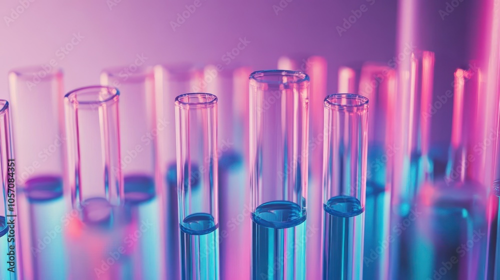 Test Tubes with Colorful Liquids Test Tubes with Colorful Liquids