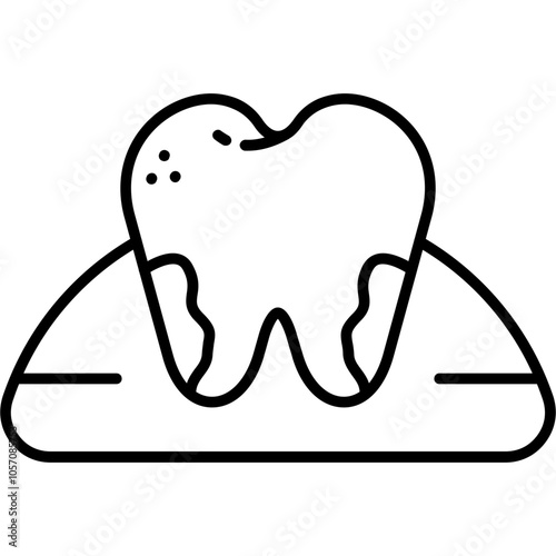 Gum Recession Icon