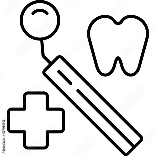 Dental Mirror Icon