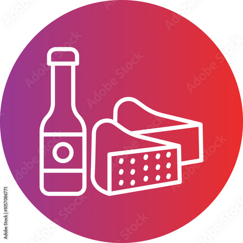 Food and Beer Icon Style