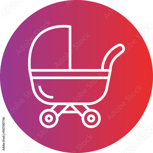 Stroller Icon Style