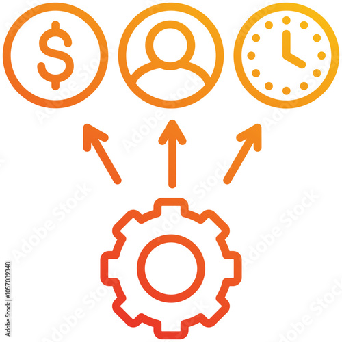 Resource Allocation Icon