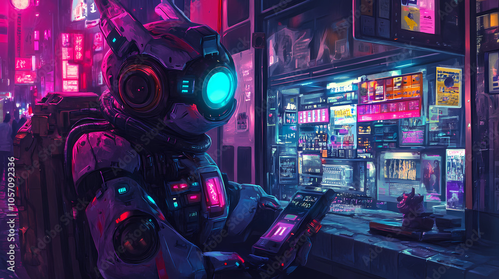 Fantasy Yokai Chibi Character: Solarpunk Meets Synthwave Anime Art Fantasy Yokai Chibi Character: Solarpunk Meets Synthwave Anime Art