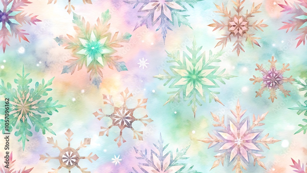 Mystical Snowflakes Array In Rose Twilight For Seasonal Celebrations Mystical Snowflakes Array In Rose Twilight For Seasonal Celebrations