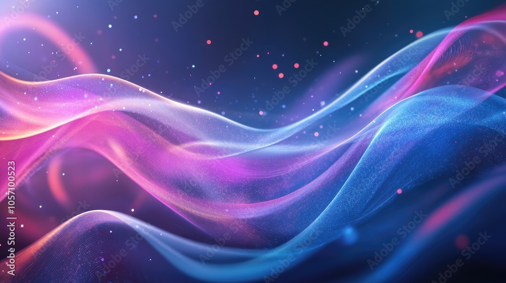 Abstract liquid wave wallpaper featuring a creative holographic design ideal for banners postcards and book illustrations Crafted using digital tools Abstract liquid wave wallpaper featuring a creative holographic design ideal for banners postcards and book illustrations Crafted using digital tools