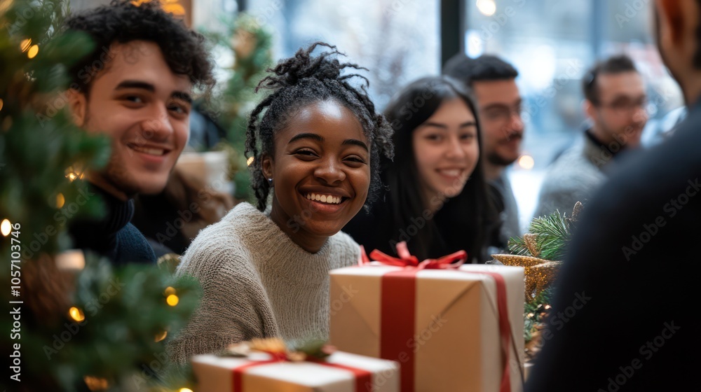 Multi-ethnic group designs zero-waste digital gifts by integrating sustainability into digital gifting solutions for the holiday season. Multi-ethnic group designs zero-waste digital gifts by integrating sustainability into digital gifting solutions for the holiday season.