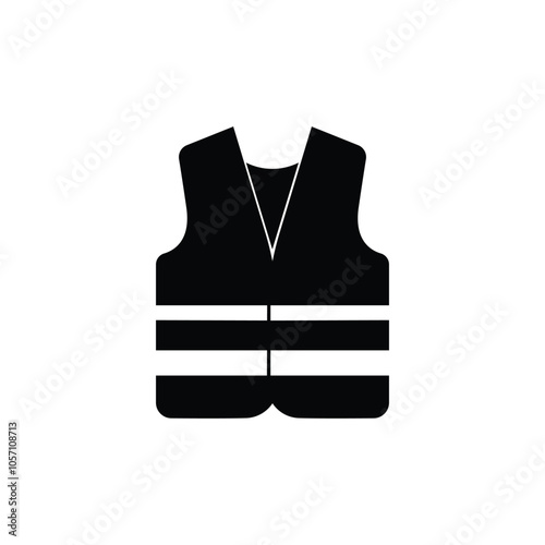 Life Jacket Safety Vest Icon Clipart Transparent Vector Illustration