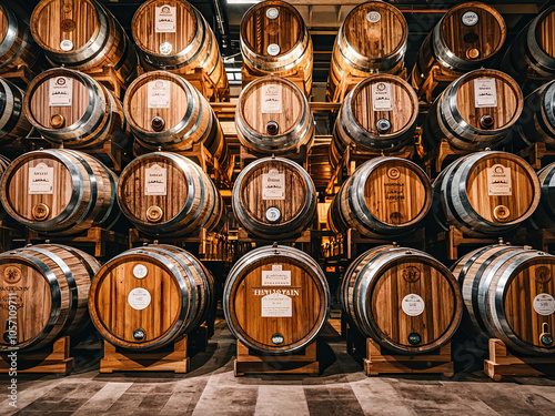 barrels of wine