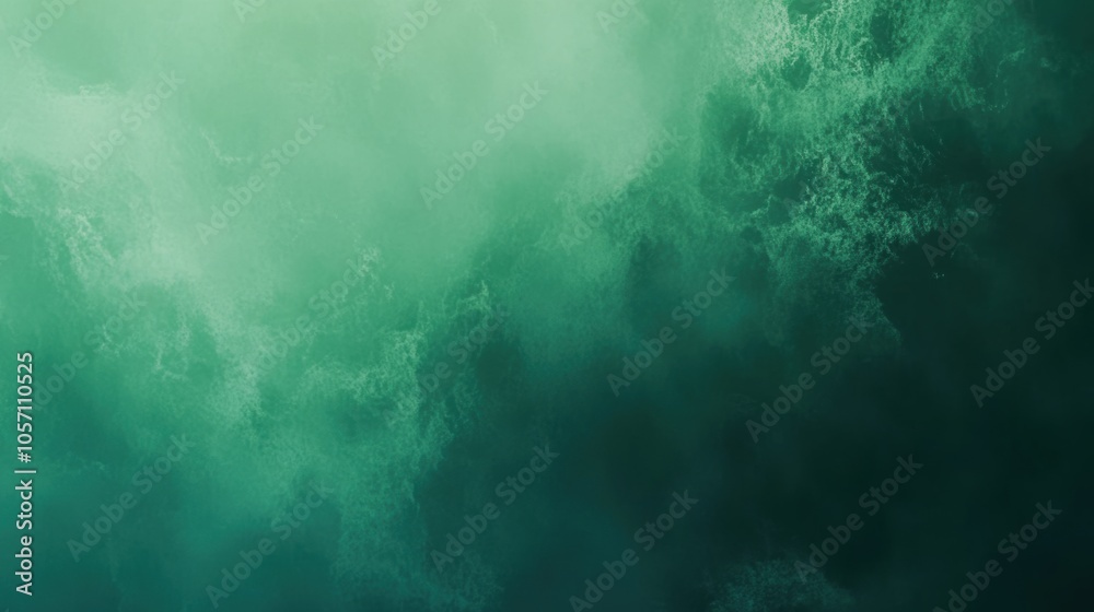 Obraz premium Abstract Green Background with Smokey Texture for Mystical Design