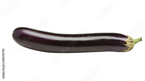 Wallpaper Mural Vibrant closeup of a fresh ripe purple eggplant, healthy vegetable for delicious meals Torontodigital.ca