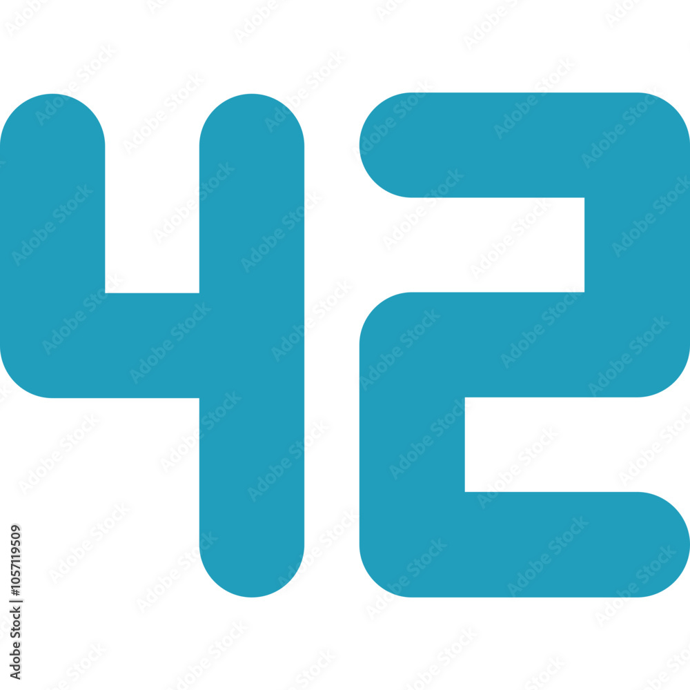 Obraz premium Forty Two Icon