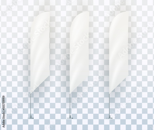 Outdoor Feather Banner  Flag, Standee Advertising Banner Shield. Mockup, Template