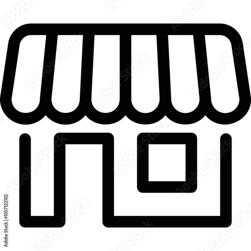 Simple vector icon store