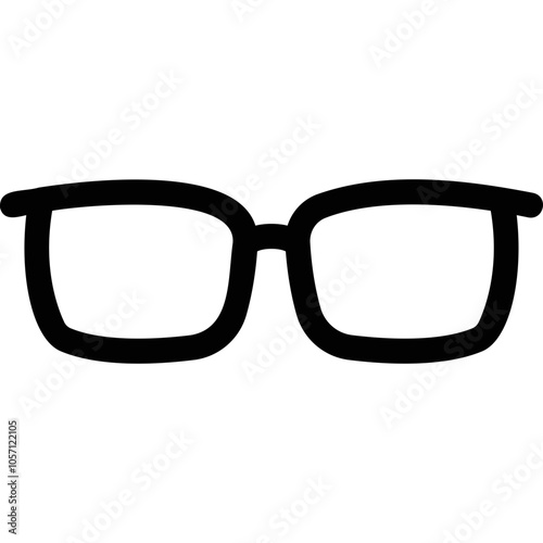 Simple vector icon glasses