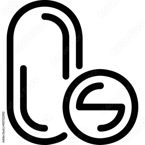 Simple vector icon pills