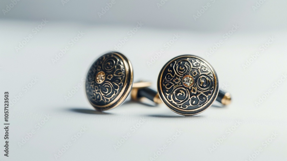 A Pair of Elegant Cufflinks with Intricate Design, Perfect for Formal Occasionscufflinks, elegant cufflinks, formal wear accessories, sophisticated style, men's fashion, luxury accessories, intricate A Pair of Elegant Cufflinks with Intricate Design, Perfect for Formal Occasionscufflinks, elegant cufflinks, formal wear accessories, sophisticated style, men's fashion, luxury accessories, intricate