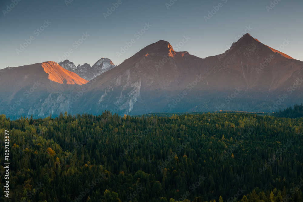 Beautiful Countryside in Poland During Autumn at the Foot of Tatra Mountains Beautiful Countryside in Poland During Autumn at the Foot of Tatra Mountains