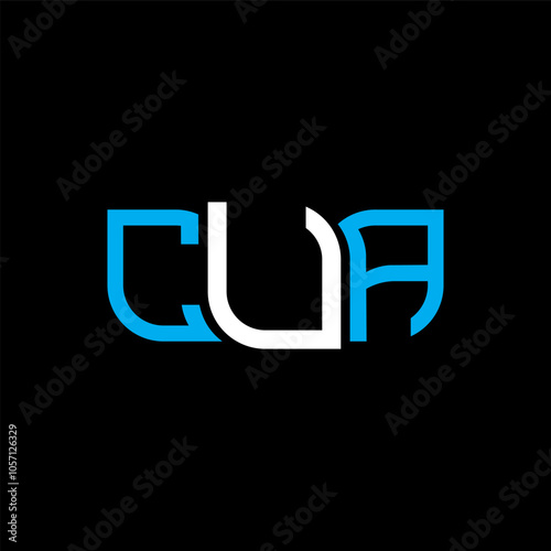 CUA logo design, CUA simple and modern logo. CUA luxurious alphabet design