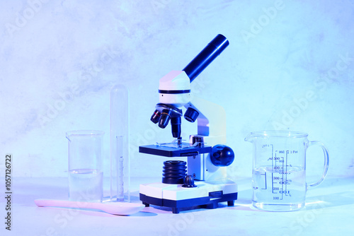 Microscope and laboratory g...