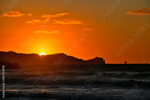 神威岬夕景 photo