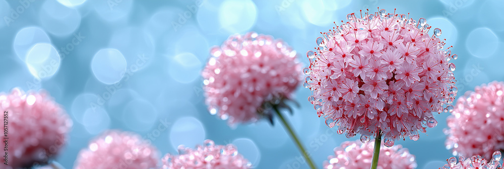 Dandelion with Water Droplets and an Abstract Sun at Dawn, Showcasing Ethereal Light and Intricate Details in a Poetic Scene Dandelion with Water Droplets and an Abstract Sun at Dawn, Showcasing Ethereal Light and Intricate Details in a Poetic Scene