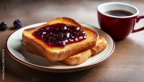 Wallpaper Mural 香り立つコーヒーと甘酸っぱいベリーが彩る癒しの朝 Torontodigital.ca