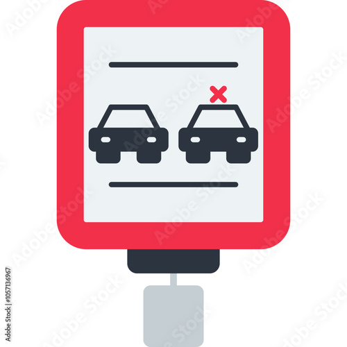 No Overtaking Icon
