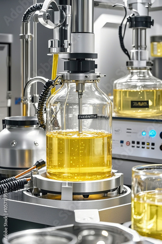 oil in a laboratory
