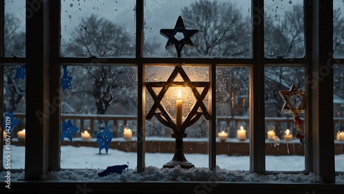 lantern in the night