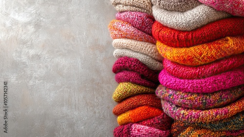 A pile of colorful Andean Alpaca Wool