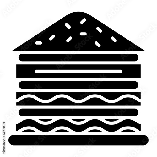 Sandwich  icon, vector illustration