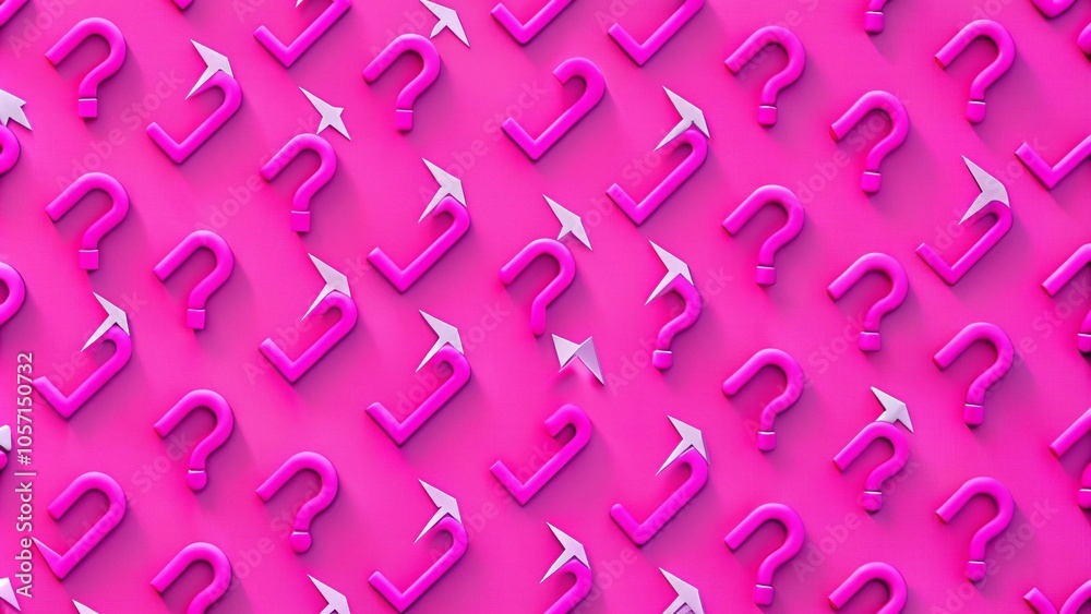 Pink Cursor Arrow with Question Mark Pattern for Modern Web Design and Creative Projects Pink Cursor Arrow with Question Mark Pattern for Modern Web Design and Creative Projects
