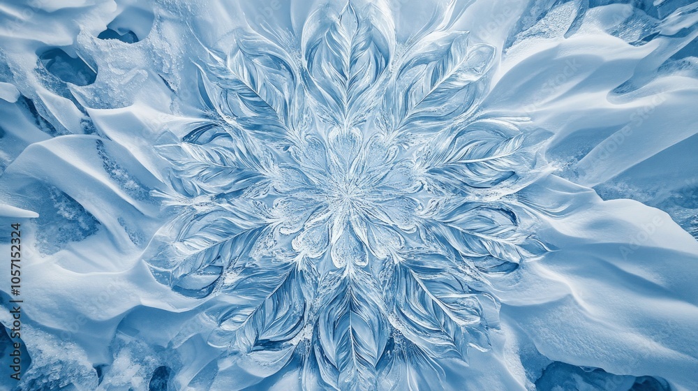A snowflake is made of ice and snow A snowflake is made of ice and snow