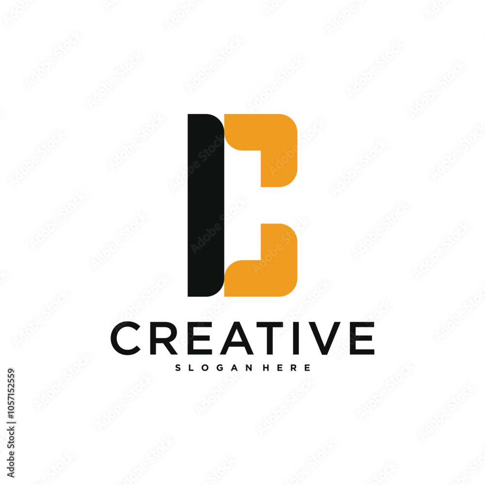 Initial letter C logo, abstract concept design. Premium Vector Initial letter C logo, abstract concept design. Premium Vector