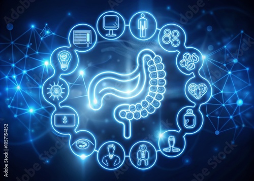 Proctology Linear Icons - Modern Medical Graphics for Health and Wellness Applications