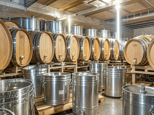 barrels of wine
