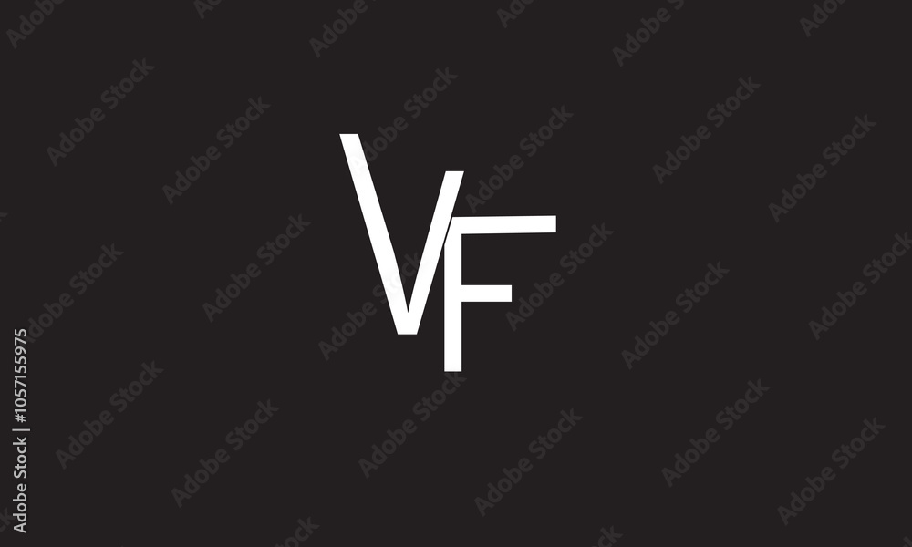 VF, FV, V , F , Abstract Letters Logo Monogram VF, FV, V , F , Abstract Letters Logo Monogram