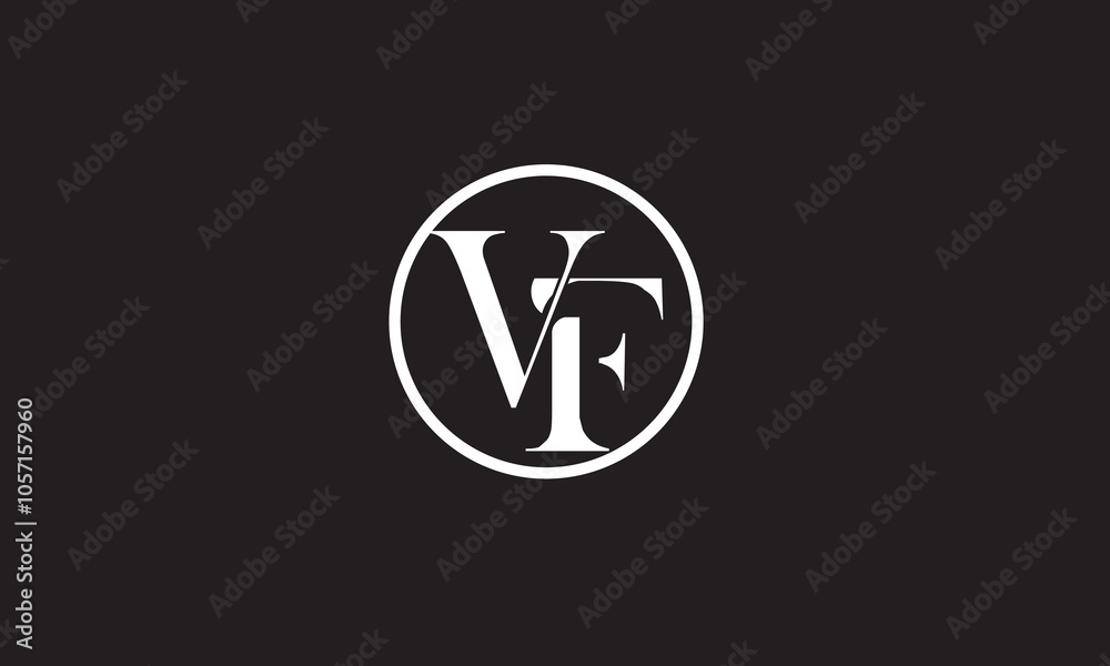 VF, FV, V , F , Abstract Letters Logo Monogram VF, FV, V , F , Abstract Letters Logo Monogram