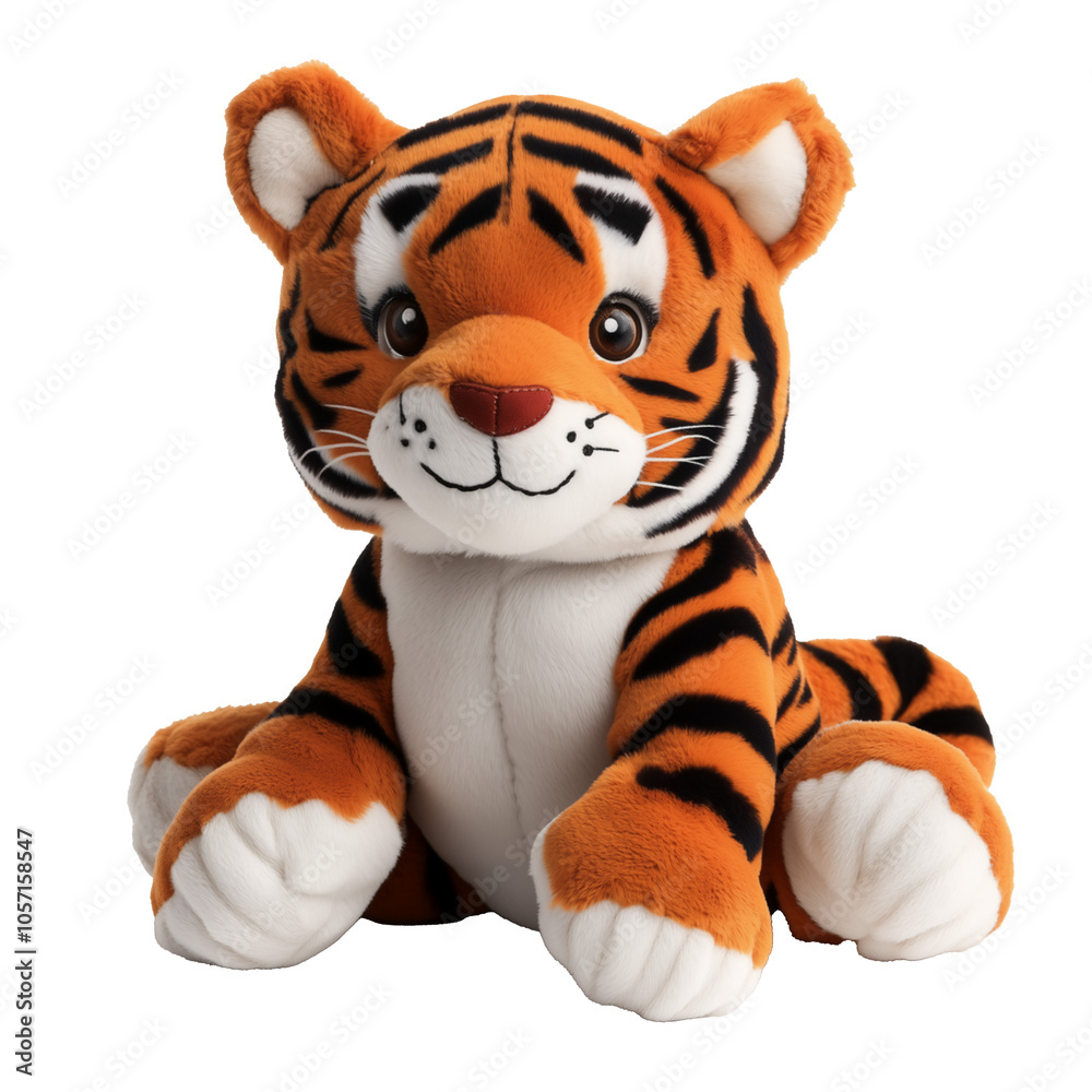 A cute tiger doll A cute tiger doll