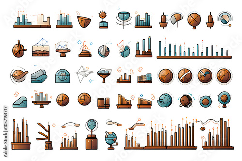 Energy Ecology and Pollution set of icons Building Logo. Tower Icon. Architecture symbol. PNG background photo