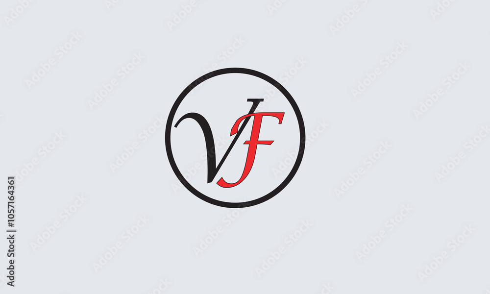 VF, FV, V , F , Abstract Letters Logo Monogram VF, FV, V , F , Abstract Letters Logo Monogram