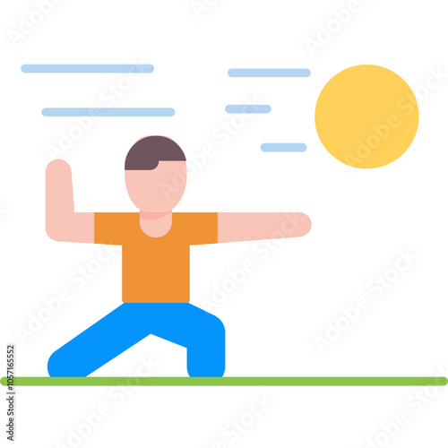 Morning Exercise Icon