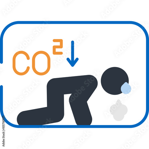 Oxygen Deficiency Icon