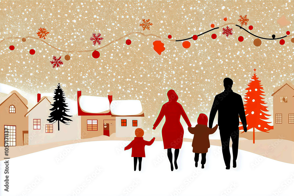 Background of happy family Background of happy family