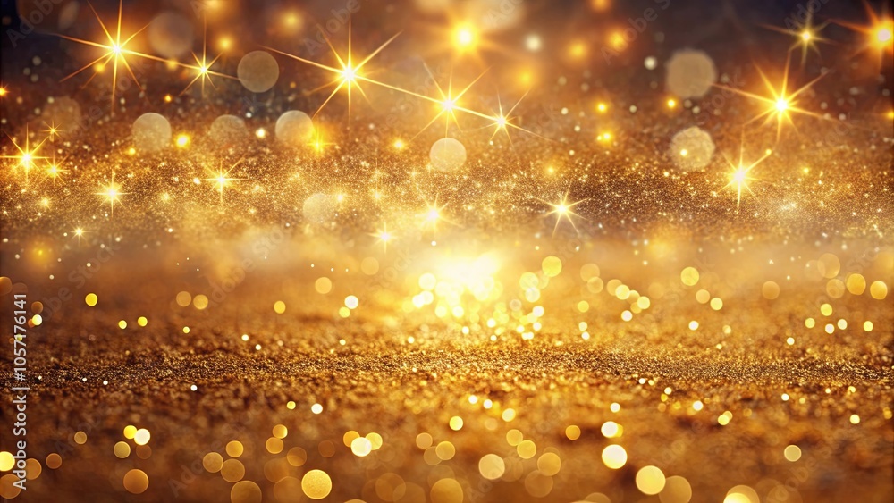 A sparkling and shimmering background of gold glitter with a soft glow and twinkling lights, reflecting an ethereal and magical atmosphere. A sparkling and shimmering background of gold glitter with a soft glow and twinkling lights, reflecting an ethereal and magical atmosphere.