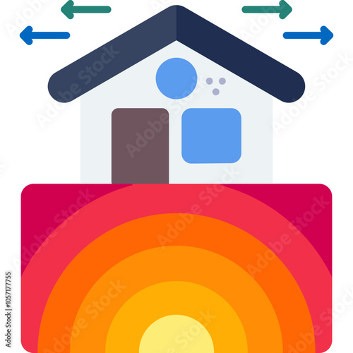Earthquake Epicenter Icon